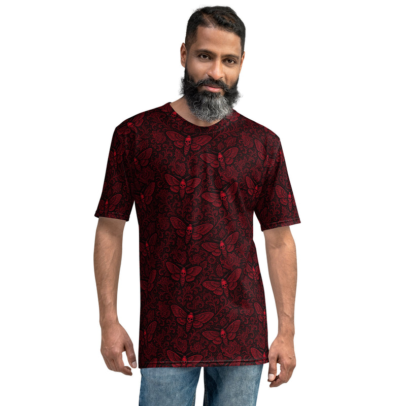 Soul's Messenger Red T-Shirt – Horror Death's-Head Hawkmoth Shirt