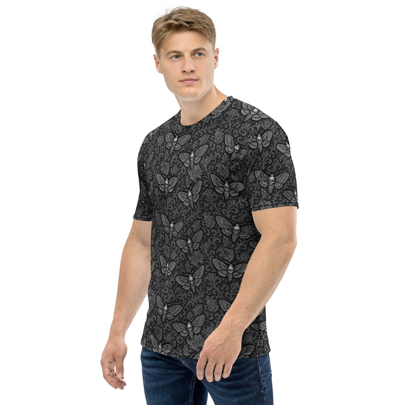 Soul's Messenger White T-Shirt – Horror Death's-Head Hawkmoth Shirt