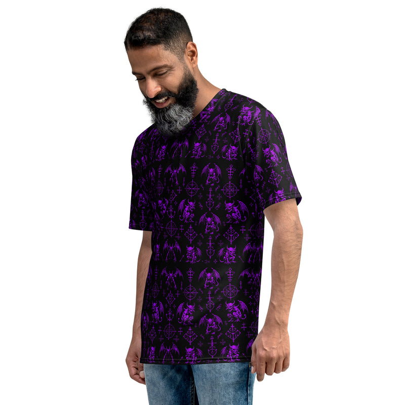 The Fifth Circle Purple T-Shirt – Horror Winged Demon Shirt
