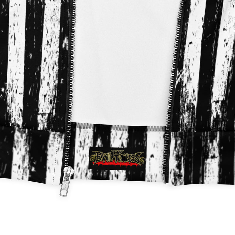 Black Parade Bomber Jacket – Vintage Carnival Horror Jacket