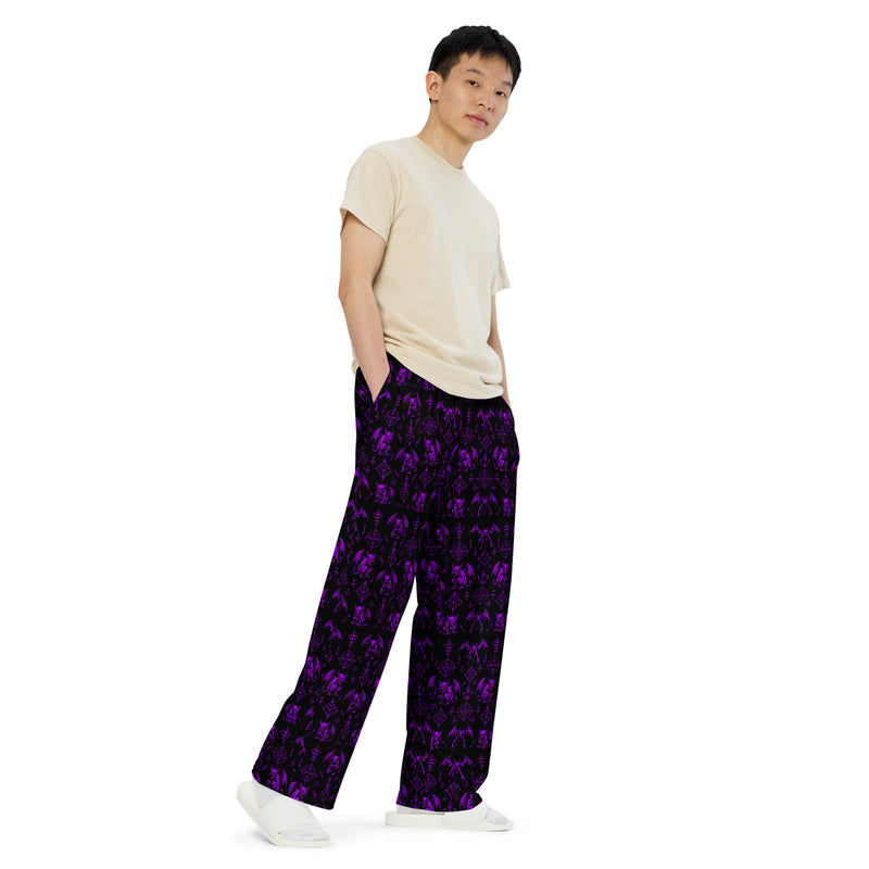 The Fifth Circle Purple Lounge Pants – Demon Horror Loungewear