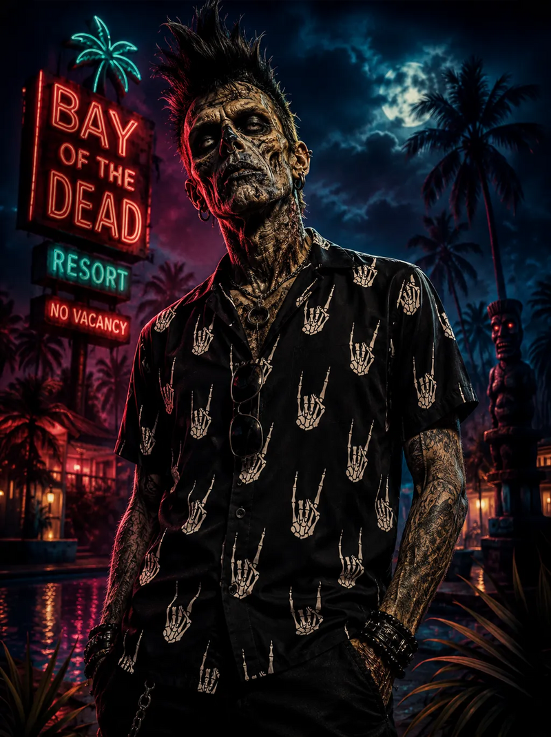 Raise the Devil Button-Up Shirt