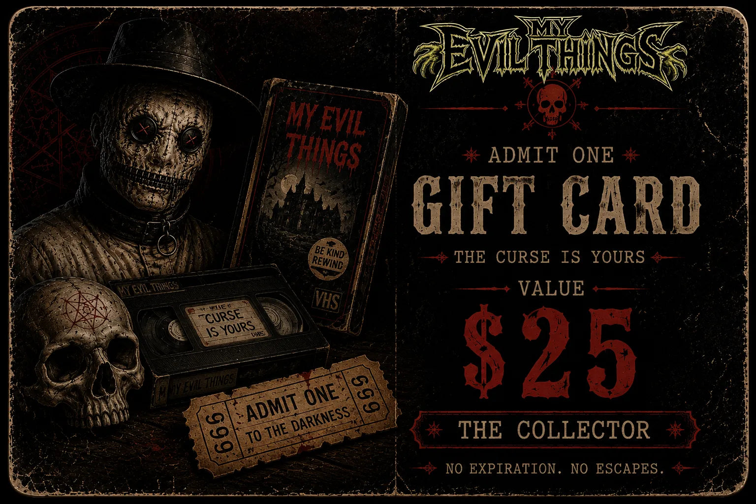 My Evil Things Digital Gift Card