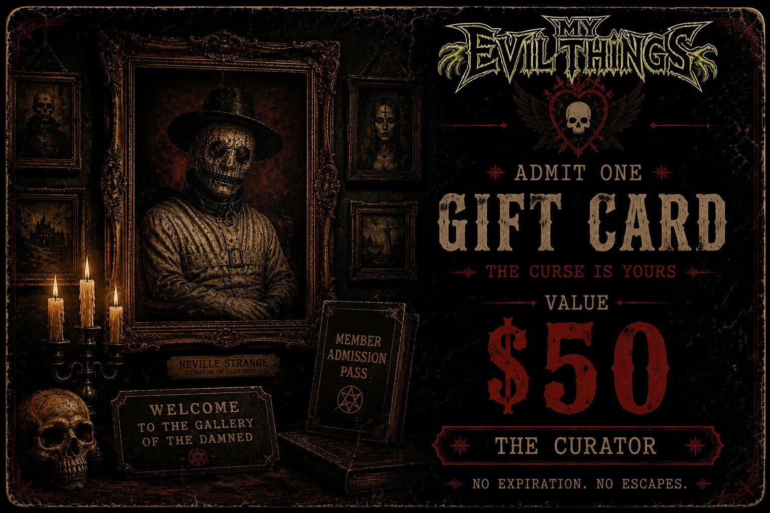 My Evil Things Digital Gift Card