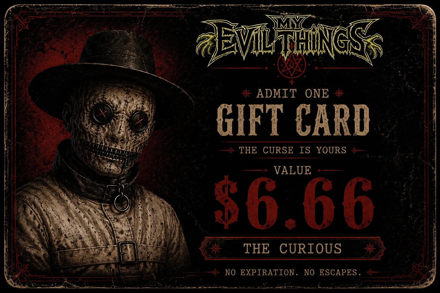 My Evil Things Digital Gift Card