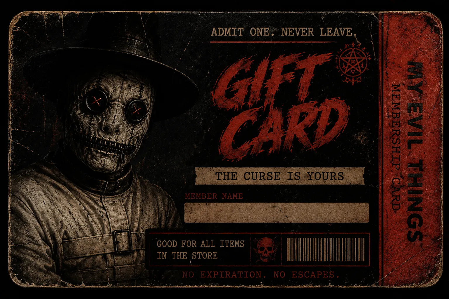 My Evil Things Digital Gift Card