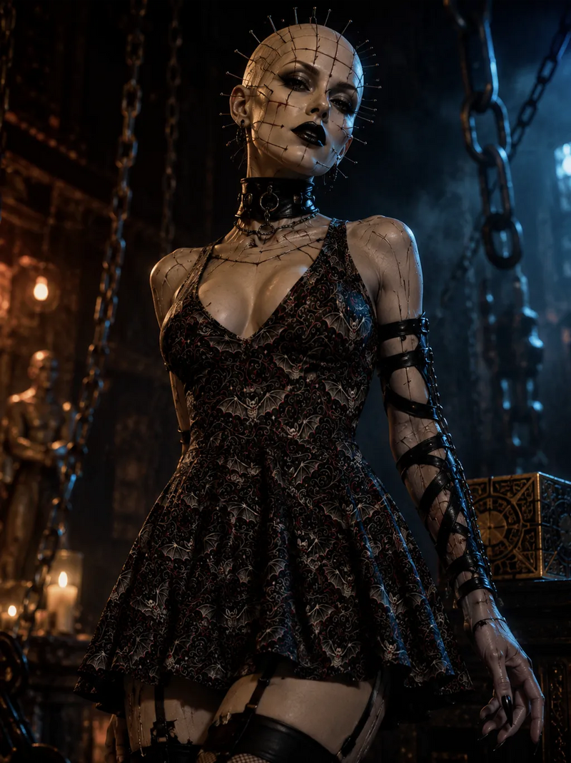 Nocturnal Requiem Skater Dress