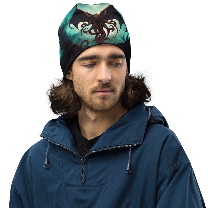 Cthulhu Ascendant Beanie – Cosmic Horror Monster Hat