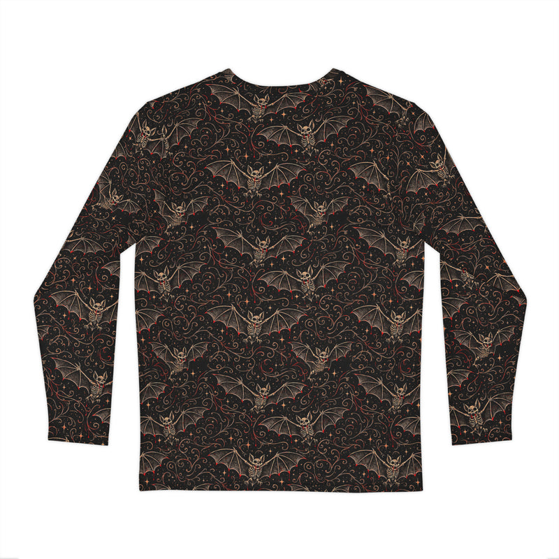 Nocturnal Requiem Long Sleeve Shirt – Vampire Bat Tee