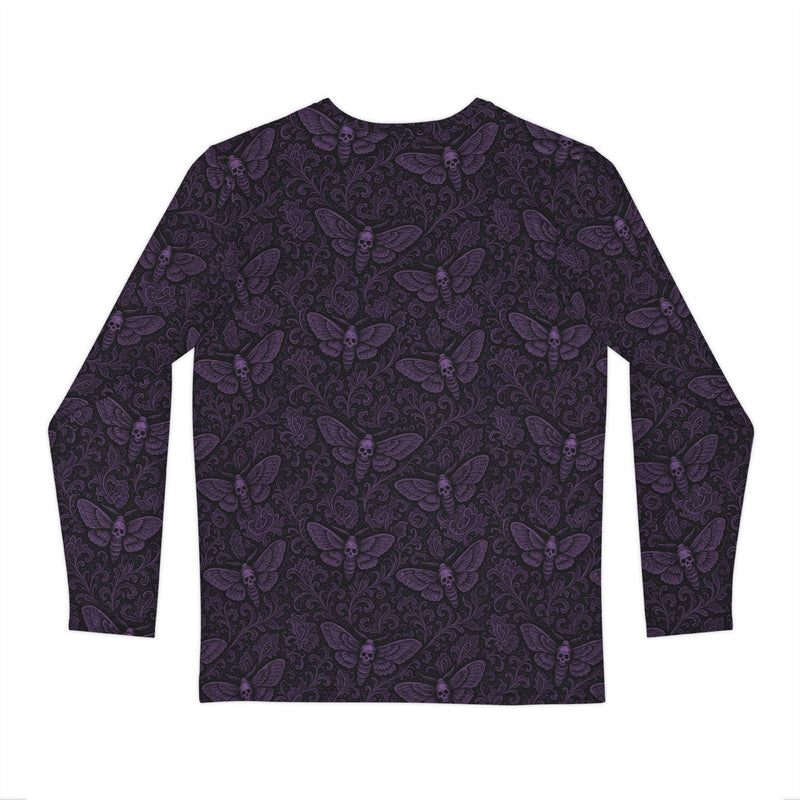Soul's Messenger Purple Long Sleeve Shirt – Death Moth Tee