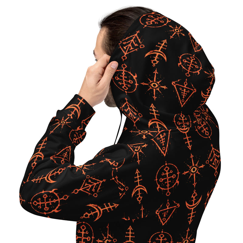 Infernal Invocation Hoodie – Occult Ritual Pullover Sweatshirt
