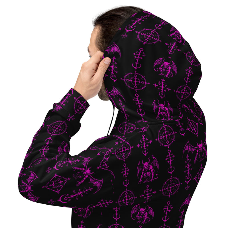 The Sixth Circle Pink Hoodie – Hellspawn Guardian Pullover Sweatshirt