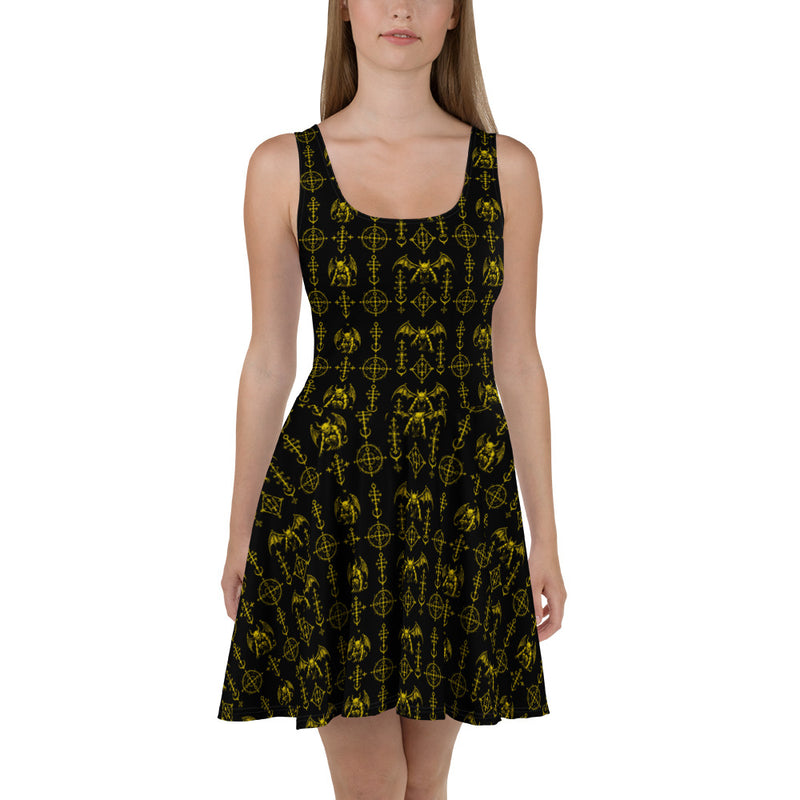 The Sixth Circle Yellow Skater Dress – Hellspawn Guardian Horror Clothing