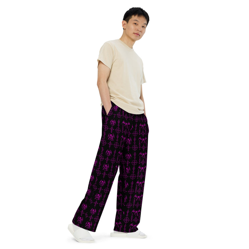 The Sixth Circle Pink Lounge Pants – Demon Horror Loungewear